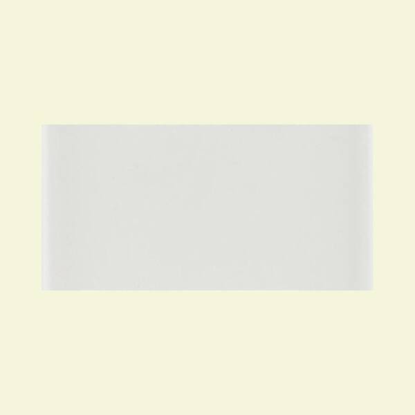 Daltile Glass Reflections 3 in. x 6 in. White Ice Glass Wall Tile (4 sq. ft. / case)-DISCONTINUED