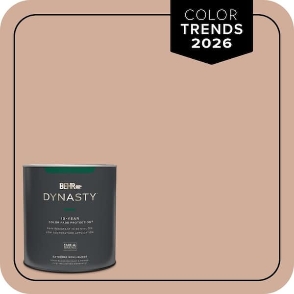 BEHR DYNASTY 1 qt. #S200-3 Iced Copper Semi-Gloss Enamel Exterior Stain-Blocking Paint & Primer