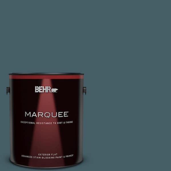 BEHR MARQUEE 1 gal. #PPU13-19 Observatory Flat Exterior Paint & Primer
