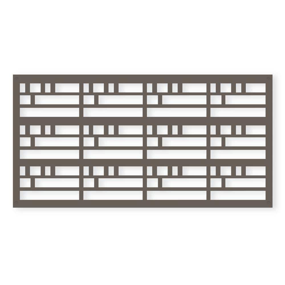 Warmstone Wright Decorative Polyethylene Privacy Lattice Panel 2'x4'