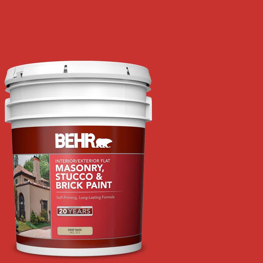 5 gal. #P170-7 100 Mph Flat Interior/Exterior Masonry, Stucco and Brick Pai