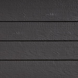 8 in. x 16 ft. Graphite Woodgrain Composite Prefinished Lap Siding (4-Pack)