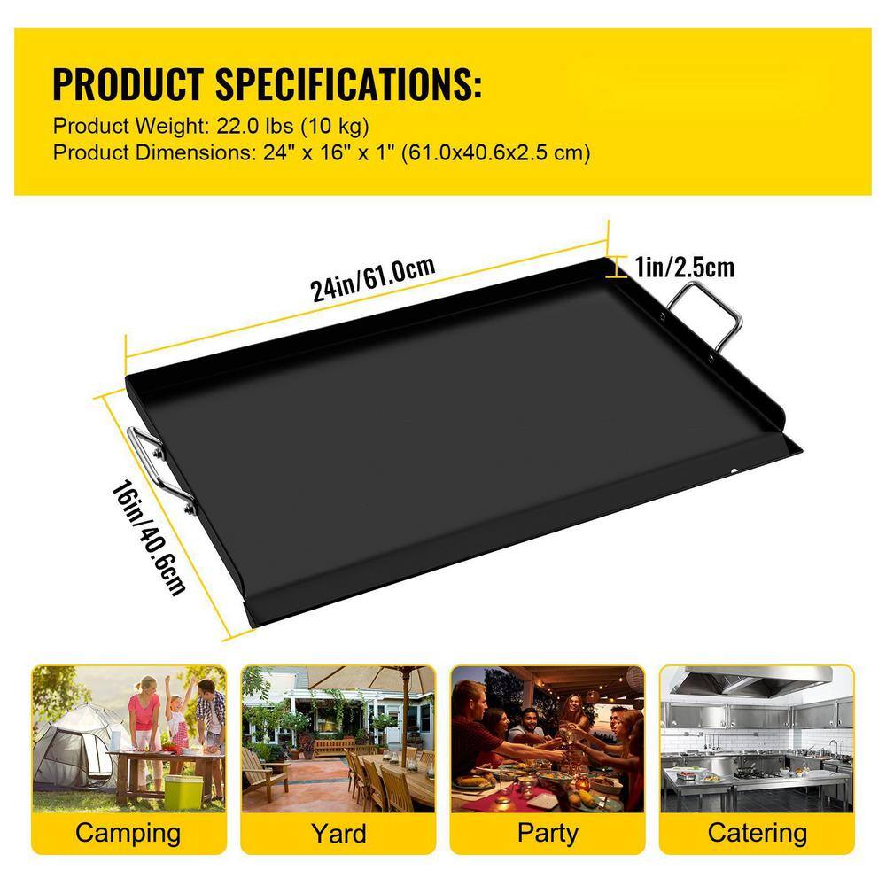 Carbon Steel Flat Top Griddle Plate for Even Cooking