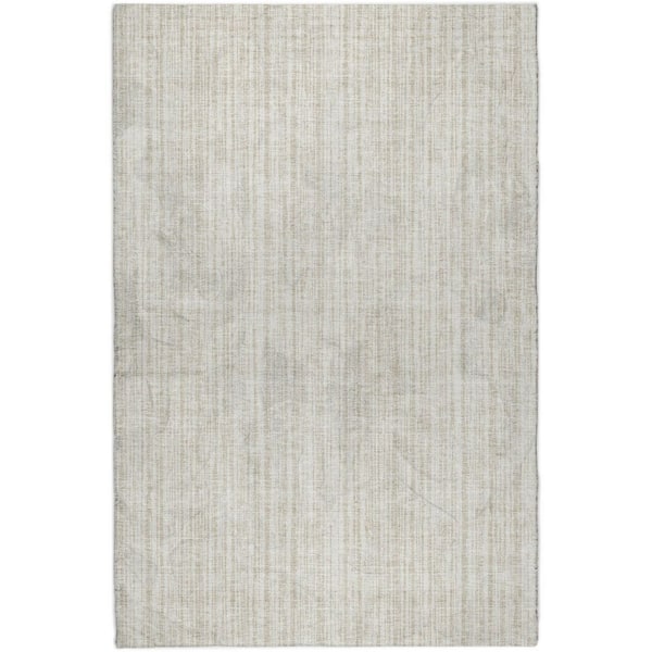 Dream Shag Premium Machine Washable Abstract ADS760 Ivory 10 ft. x 14 ft. Area Rug
