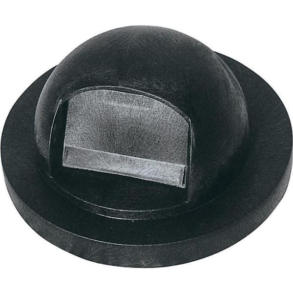 32 gal. Black Commercial Park Round Top Receptacle Lid