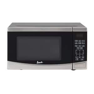 0.9 cu. ft. 19 in. W Countertop Microwave in Stainless Steel