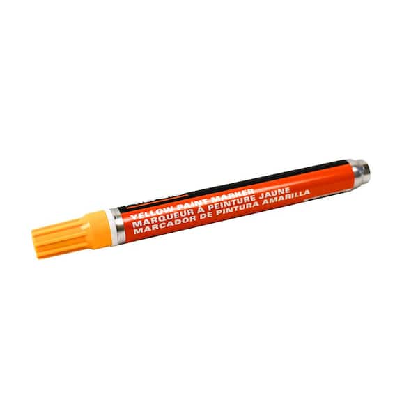 RIDGID Yellow Paint Marker RPM-YL - The Home Depot