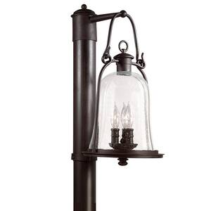 Owings Mill 3-Light Outdoor Natural Bronze Post Light