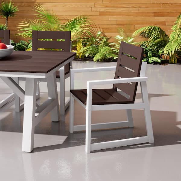 ダークブラウン60 Westin Outdoor Collingswood Outdoor Patio Plastic All Weather Two