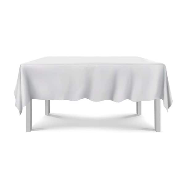 Ultrasac White Disposable Table Covers - 64" x 120" - Pack of 30 - for Schools, Community Centers, Camps, Houses of Worship