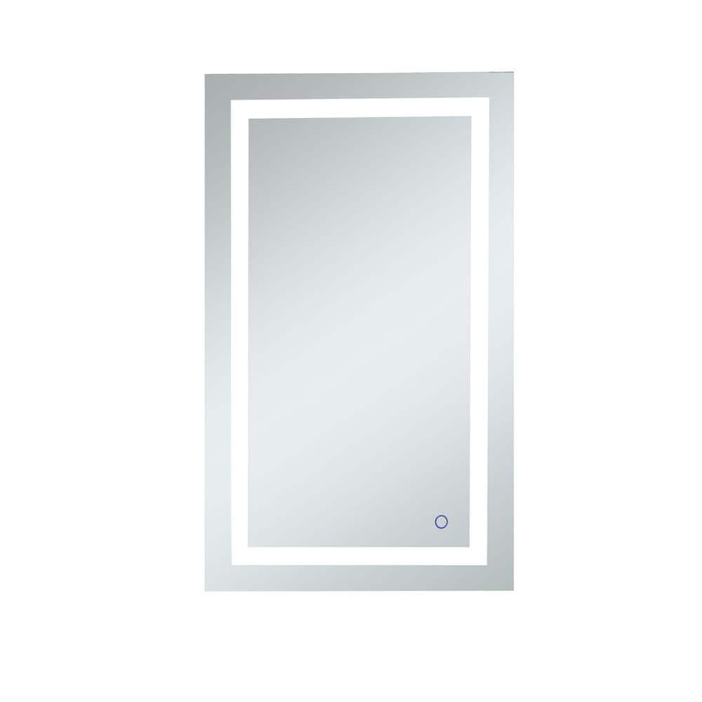 Timeless 24 in. W x 40 in. H Framed Rectangular LED Light Bathroom Vanity M