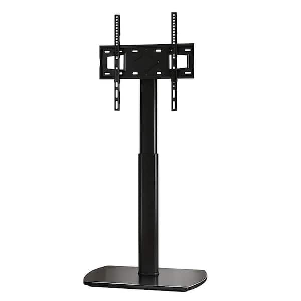 Universal Swivel Height Adjustable TV Floor Stand Space Saving Design for 27 in. - 70 in. TVs Black