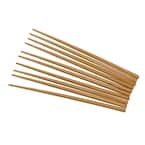 Reusable Burnished Bamboo Chopsticks Set, 5 Pairs