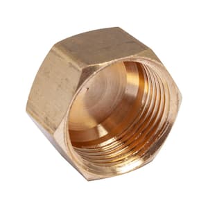 5/16 in. Brass Compression Cap Fitting (10-Pack)