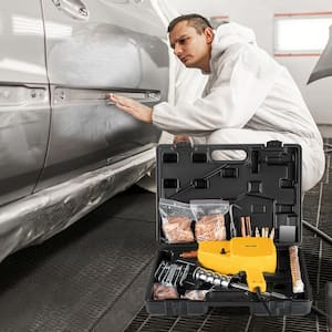 Stud Welder Dent Repair Kit 800VA Stud Gun Dent Puller Kit 100-Volt with Complete Accessories for Auto Body Repairing