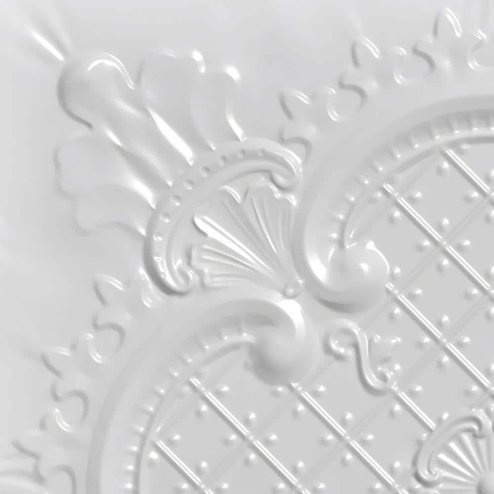 Take Home Sample - Majestic White 1 ft. x 1 ft. Decorative Tin Style Nail Up Ceiling Tile (1 sq. ft./case) price history on PriceWatchPro