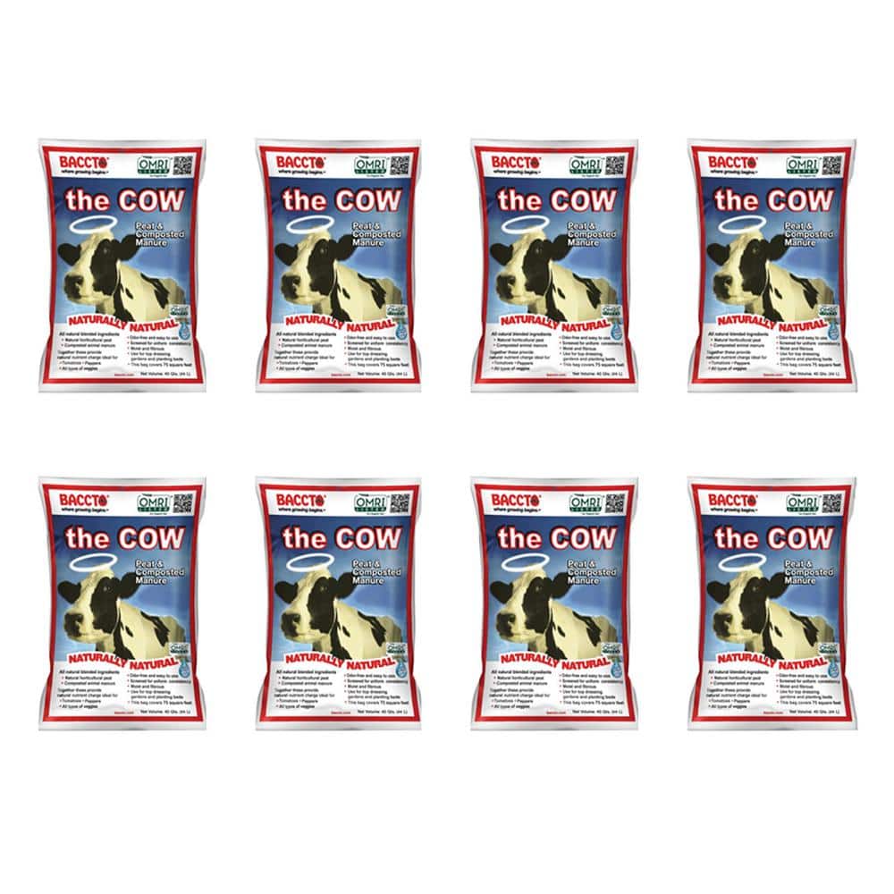Wholly Cow Horticulture Peat and Composted Manure, 40 Qt. (8-Pack) price history on PriceWatchPro