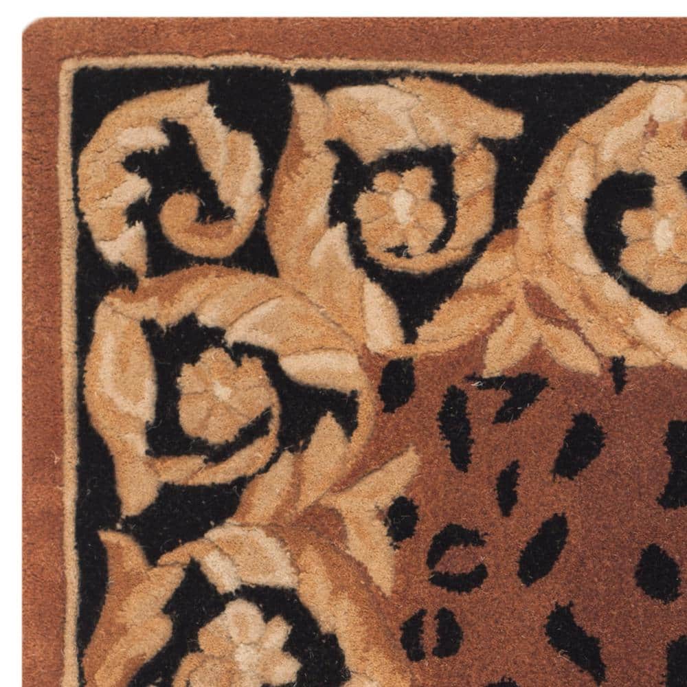 Naples Hand-Tufted Black and Gold Wool Area Rug