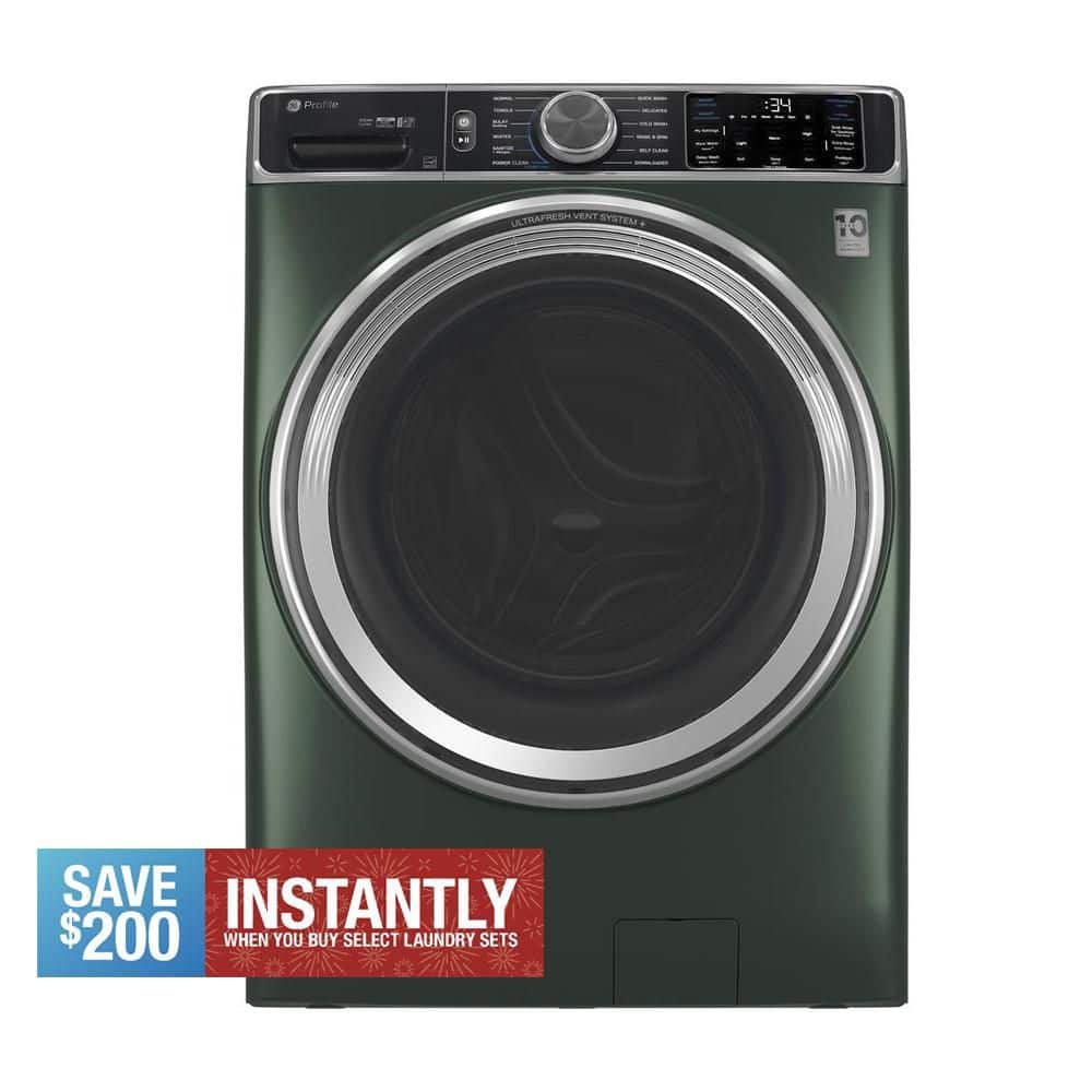 Profile 5.5 cu. ft. Capacity Smart Front Load Washer with UltraFresh Vent System Plus, PowerSteam, Smart Wash Plus Rinse
