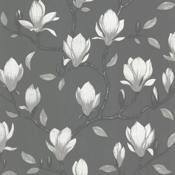 Sandudd Grandiflora Charcoal Magnolia Wallpaper