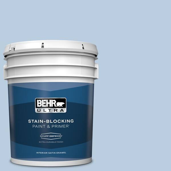 BEHR ULTRA 5 gal. #M530-2 Skys the Limit Extra Durable Satin Enamel Interior Paint & Primer