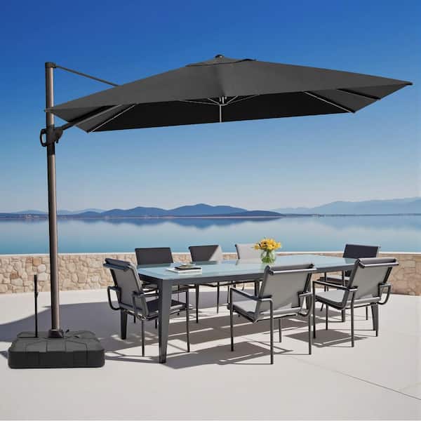 9 ft aluminum patio umbrella in dragon fruit Sunnydaze Outdoor with Tilt & Crank, Beige, 9ft Build + Color:Aluminum 70 / Gloss Grey ftc-stays-fresh-spherekc Ashwood Crocodile Print Leather market style is a