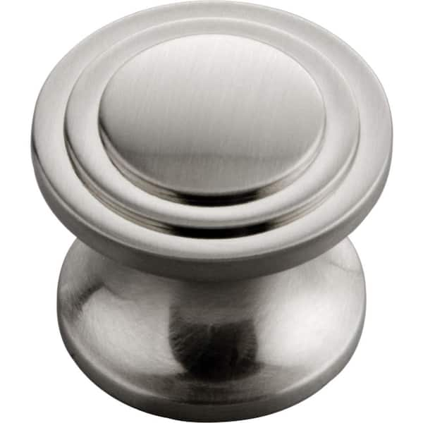 HICKORY HARDWARE Decco 1 in. Satin Nickel Cabinet Knob