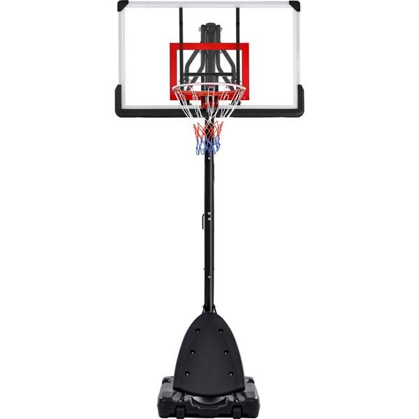 8 ft. H to 10 ft. H Adjustable Portable Basketball Hoop