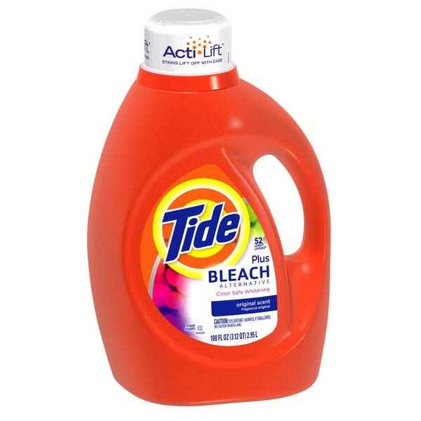 Tide 100 oz. Liquid Laundry Detergent Original Scent with Bleach
