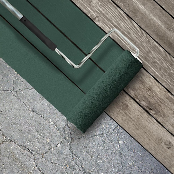 5 gal. #PFC-45 Patio Green Low-Lustre Enamel Interior/Exterior Porch and Patio Floor Paint