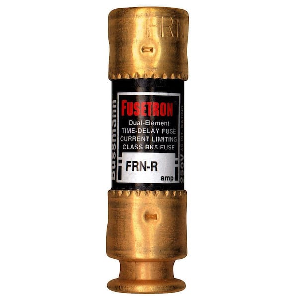 Cooper Bussmann FRN Series 15 Amp Brass Time Delay Fuse Cartridges (2 ...