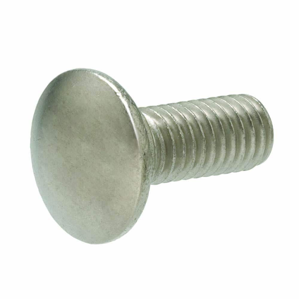 Everbilt Stainless Steel 5/16 in.-18 x 2 in. Coarse Thread Carriage ...