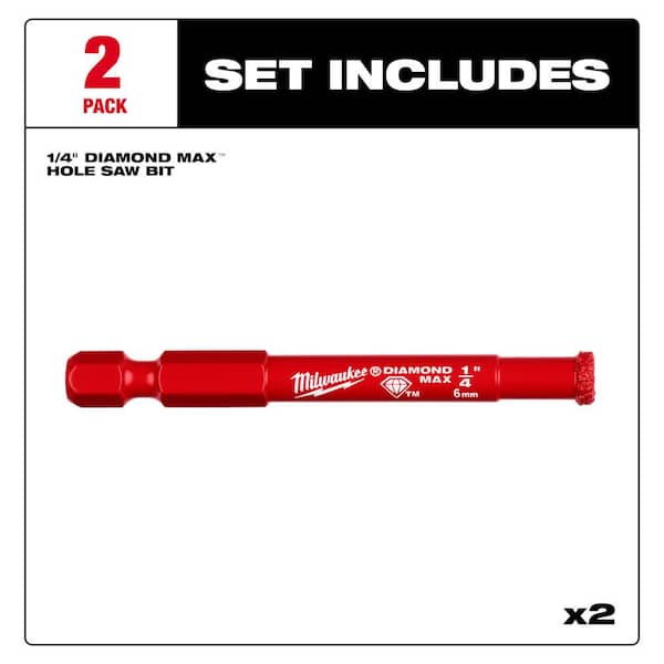 Diamond MAX Hole Saw Set (2-Piece)
