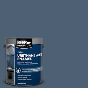 1 gal. #PPU14-19 English Channel Urethane Alkyd Satin Enamel Interior/Exterior Paint