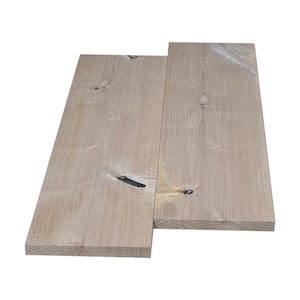 1 in. x 8 in. x 8 ft. Knotty Alder S4S Hardwood Board (2-Pack)