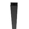 Barrette Outdoor Living 42 in. Matte Black Line Surface Mount Post ...