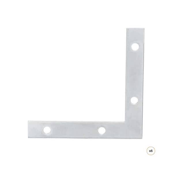3 in. Zinc-Plated Flat Corner Brace (20-Pack)