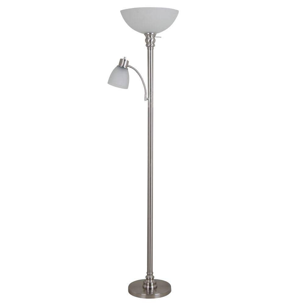 hampton bay mother daughter floor lamp bronze