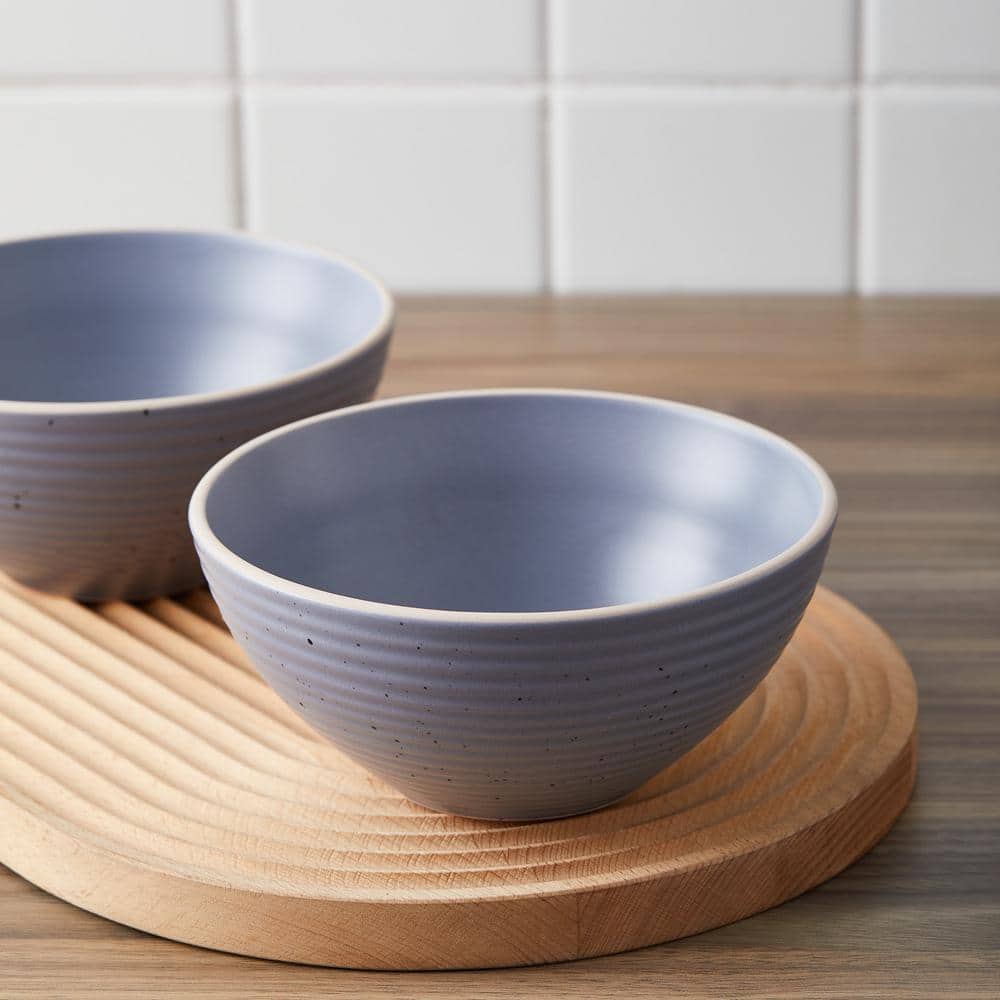 Light Gray Ceramic 32-Piece Dinnerware Set, Service for 8