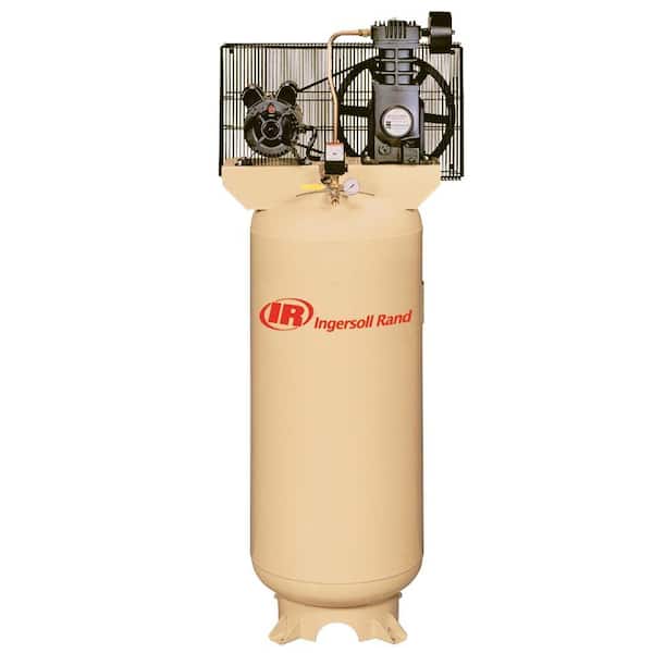 Ingersoll Rand Reciprocating 60 5 Electric with Single Phase Air Compressor - The Home Depot