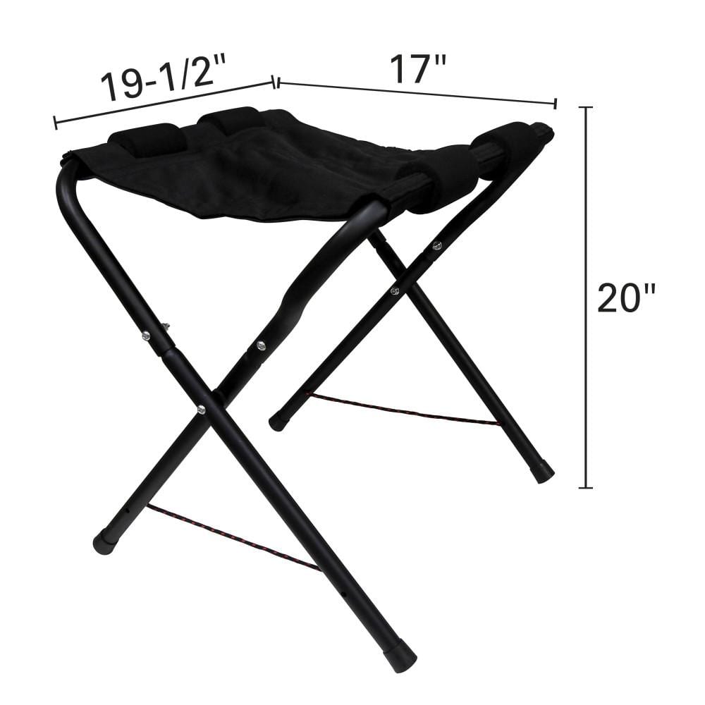 Black Folding Portable Kayak Stand with Foam Padding