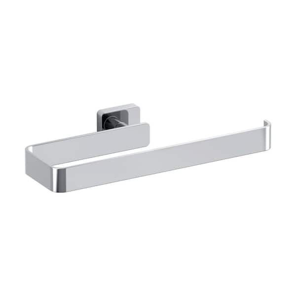 Bathroom Accessories 9.7 in. Wall Mounted Towel Bar in Chrome
