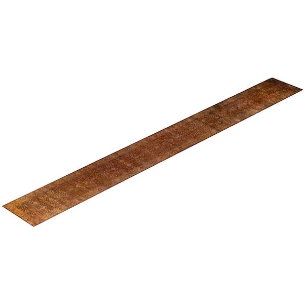 Overdyed Red 2 ft. 7 in. x 24 ft. 1 in. Wool Indoor Area Rug