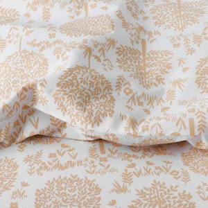 Company Kids Wild Grove White Multi Organic Cotton Percale Standard Pillowcase (Set of 2)
