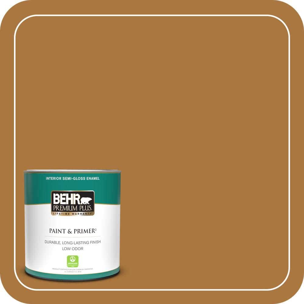 1 qt. #M250-7 Blonde Wood Semi-Gloss Enamel Low Odor Interior Paint & Primer price history on PriceWatchPro