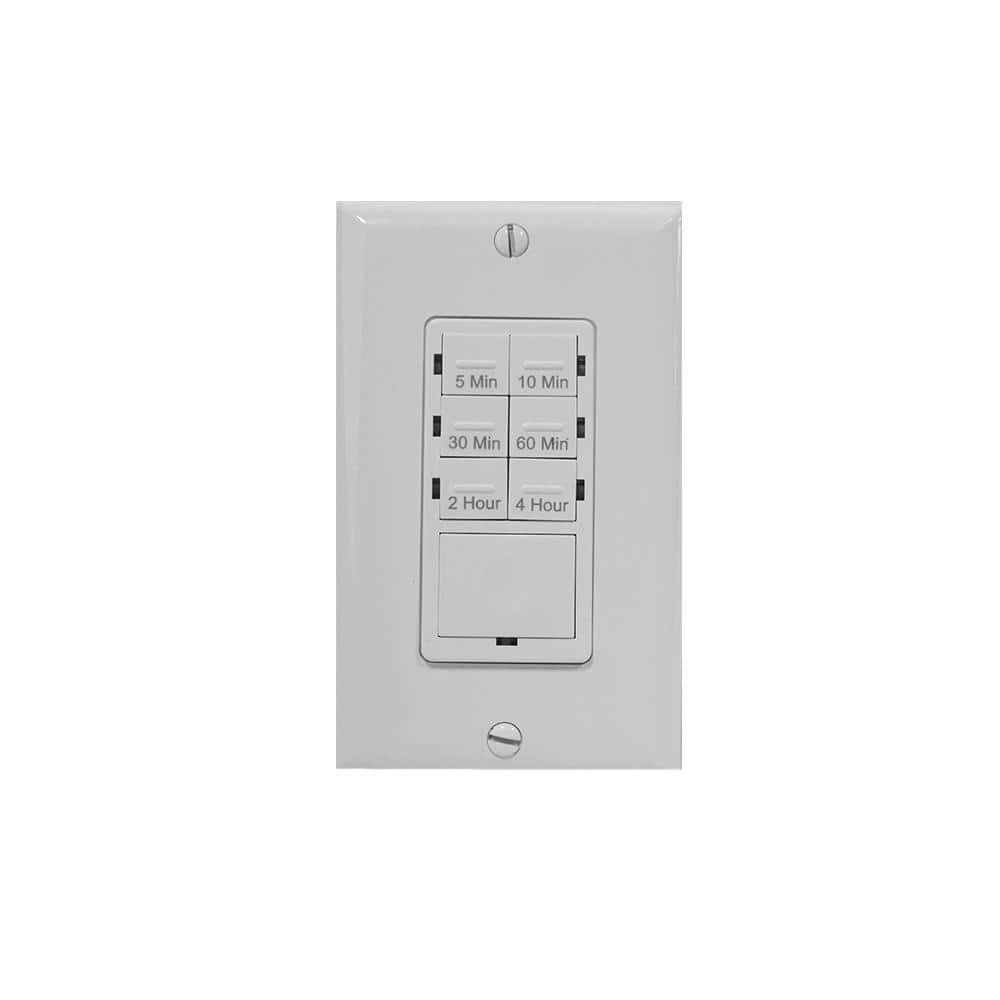 Leviton 30 Minute Timer Switch BN LINK Countdown Digital Wall Timer Switch  For Exhaust Fan With Push Button 5 15 30 60mins, 2 4hours, Bathroom Fan  Light Switch Timer Indoor, Neutral Required,, image size:1000x1000