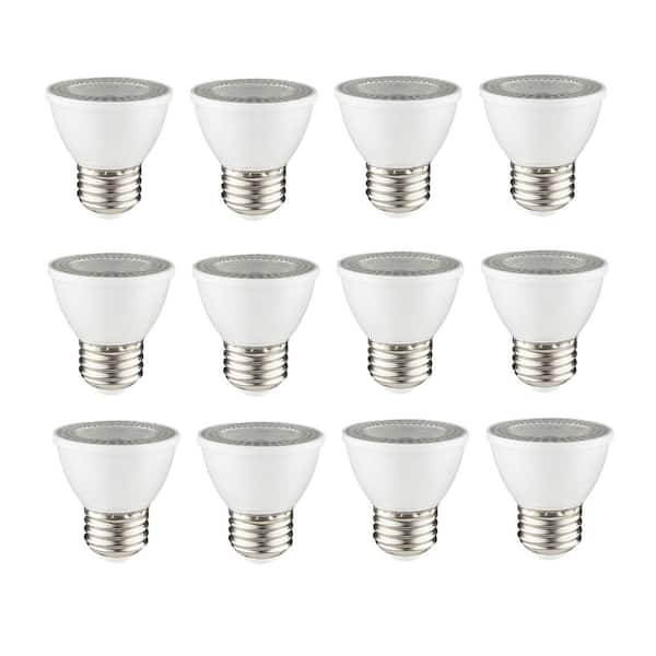 60-Watt Equivalent PAR16 Dimmable E26 Base Short Neck Recessed Spotlight LED Light Bulb in Bright White 3000K (6-Pack)