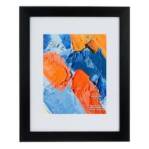 Langford Frame - Black, 11'' x 14'' Matted For 8'' x 10''