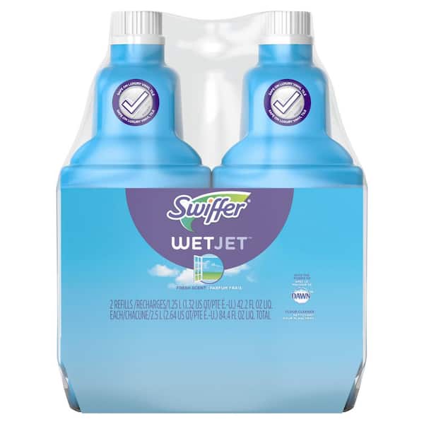 WetJet 42 oz. Multi-Purpose Floor Cleaner Refill with Open Window Fresh Scent (2-Pack)
