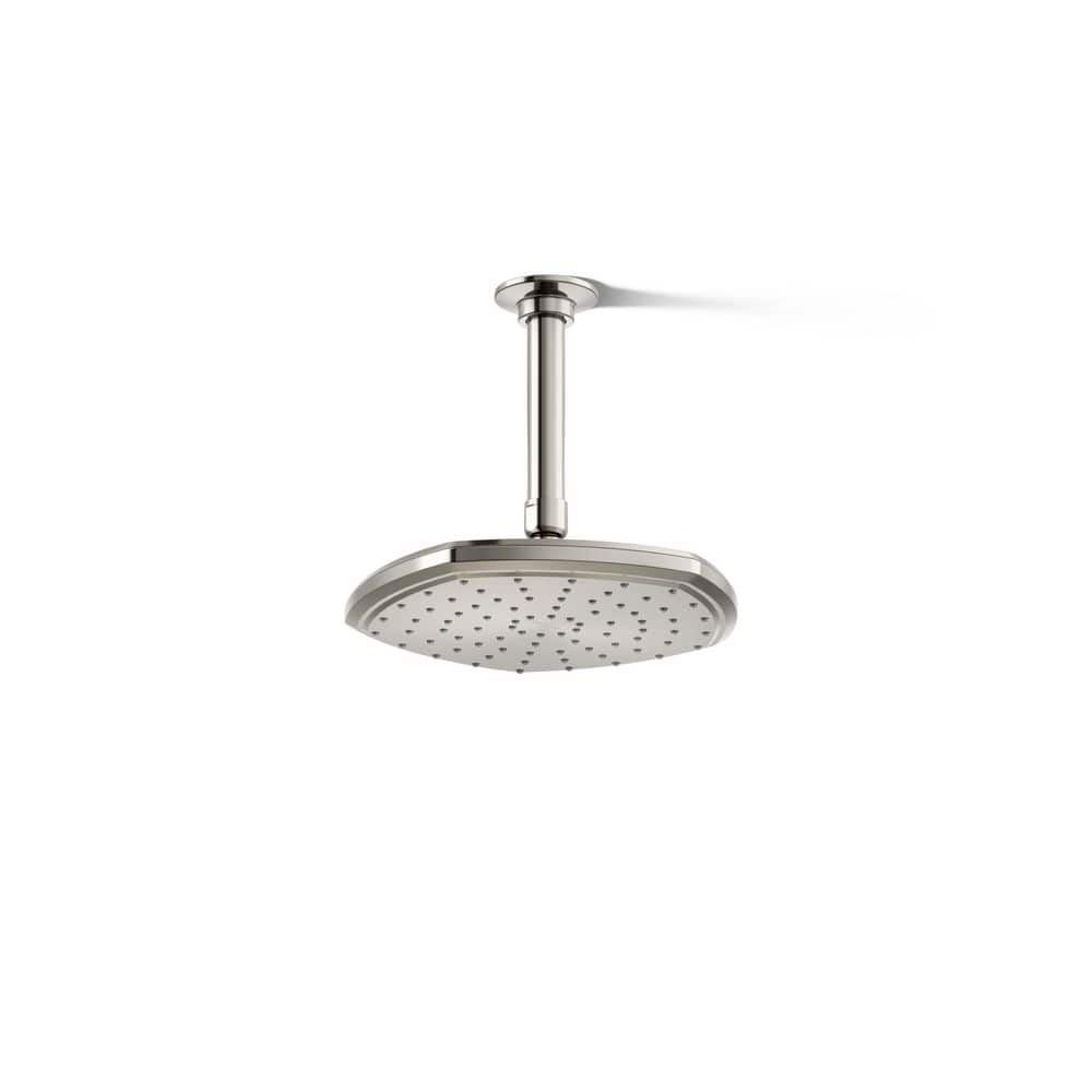 Occasion 1-Spray Patterns with 2.5 GPM 8 in. Wall Mount Fixed Shower Head in Polished Nickel price history on PriceWatchPro